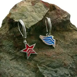 Earrings Mass Effect Universe Paragon Renegade Idolstore - Merchandise and Collectibles Merchandise, Toys and Collectibles