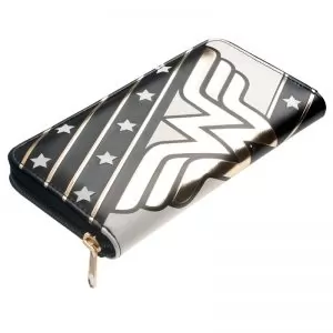 Purse Wonder woman Silver White Logo Emblem Idolstore - Merchandise and Collectibles Merchandise, Toys and Collectibles 2