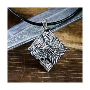 Spatium Lupus Necklace Warhammer 40k Idolstore - Merchandise and Collectibles Merchandise, Toys and Collectibles 2