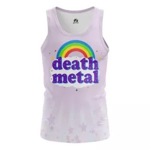 Buy men's tank death metal internet rainbow music fun vest - product collection