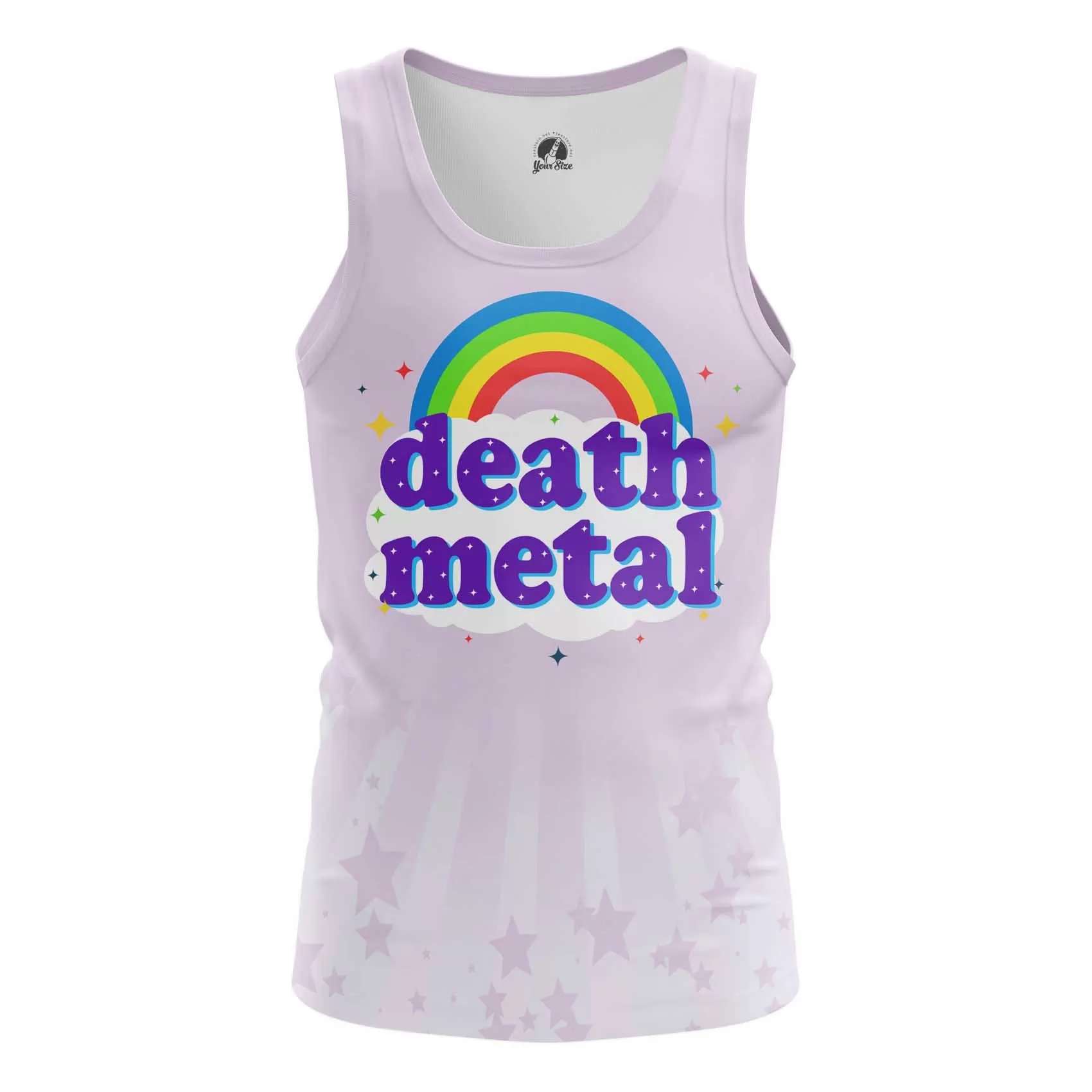 Men’s tank Death Metal Internet Rainbow Music Fun Vest Idolstore - Merchandise and Collectibles Merchandise, Toys and Collectibles 2