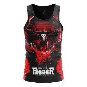 Buy men's tank punisher war zone marvel vest - product collection