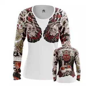 Women’s long sleeve Yakuza white Tattoo Sleeves Idolstore - Merchandise and Collectibles Merchandise, Toys and Collectibles 2