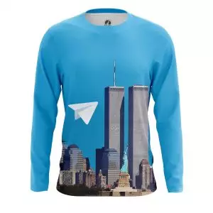 Men’s long sleeve Telegram App Pavel Durov Idolstore - Merchandise and Collectibles Merchandise, Toys and Collectibles 2