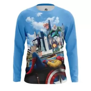 Men’s long sleeve chilling Homecoming Spider-man Idolstore - Merchandise and Collectibles Merchandise, Toys and Collectibles 2