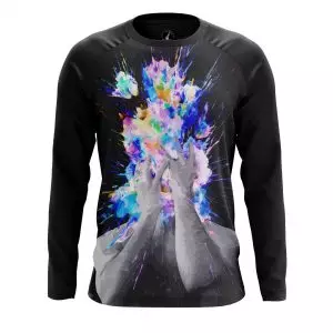 Buy men's long sleeve head blow space universe - product collection