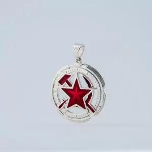 Red Alert Necklace Soviet Union Silver 925 Idolstore - Merchandise and Collectibles Merchandise, Toys and Collectibles