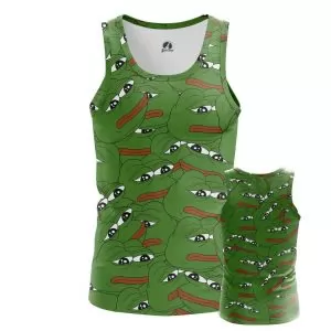 Buy men's tank pepe frog meme vest - product collection
