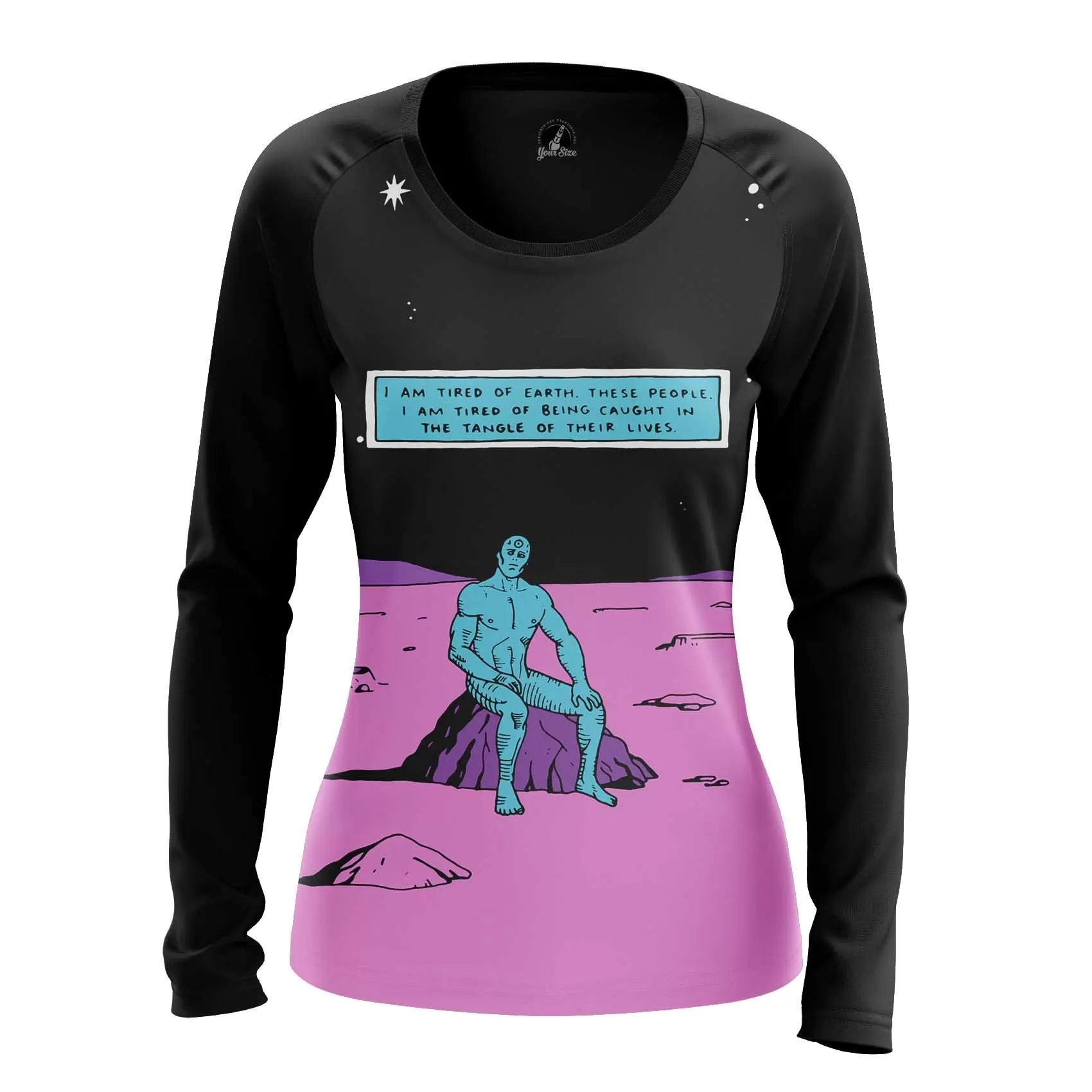 Women’s long sleeve Dr Manhattan Watchmen Idolstore - Merchandise and Collectibles Merchandise, Toys and Collectibles 2