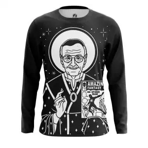 Men’s long sleeve Saint Stan Lee Holy Marvel Idolstore - Merchandise and Collectibles Merchandise, Toys and Collectibles 2