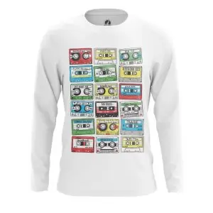 Men’s long sleeve Eighties Audio Cassette 80s Idolstore - Merchandise and Collectibles Merchandise, Toys and Collectibles 2