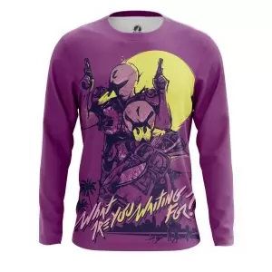 Men’s long sleeve Hotline Miami Retro Wave Games Idolstore - Merchandise and Collectibles Merchandise, Toys and Collectibles 2