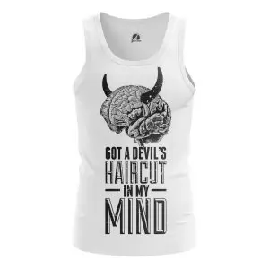 Men’s tank Devils Haircut Satan Phrase Vest Idolstore - Merchandise and Collectibles Merchandise, Toys and Collectibles 2