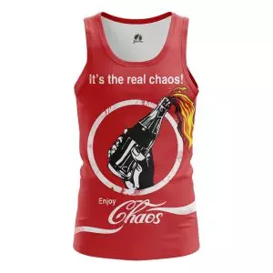 Men’s tank Enjoy Chaos Coke Protest Bottle Vest Idolstore - Merchandise and Collectibles Merchandise, Toys and Collectibles 2