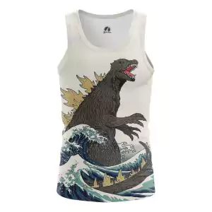 Men’s tank Godzilla Japan Movie Vest Idolstore - Merchandise and Collectibles Merchandise, Toys and Collectibles 2