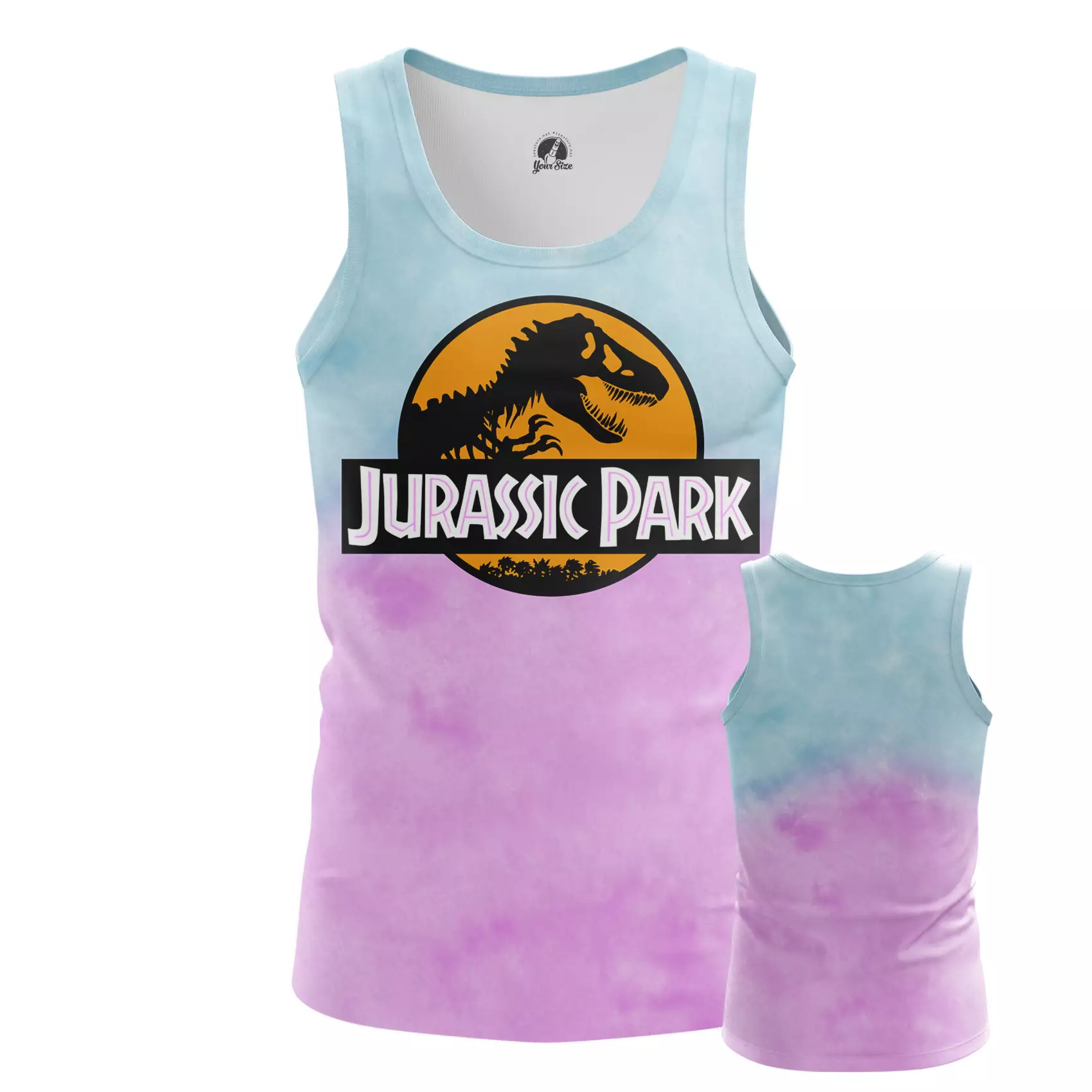 Men’s tank Jurassic Park Logo Print Vest Idolstore - Merchandise and Collectibles Merchandise, Toys and Collectibles 2