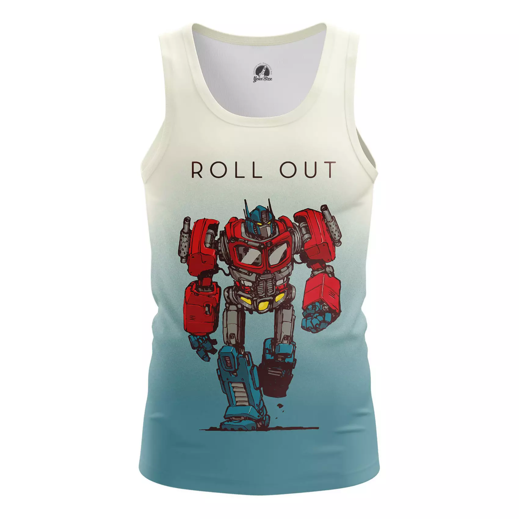 Men’s tank Roll Out Transformers Vest Idolstore - Merchandise and Collectibles Merchandise, Toys and Collectibles 2