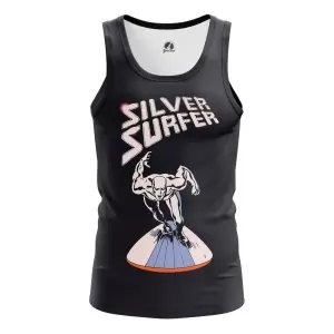 Men’s tank Silver Surfer Fantastic 4 Vest Idolstore - Merchandise and Collectibles Merchandise, Toys and Collectibles 2