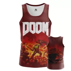 Men’s tank Doom Shooter Top tee cloth Vest Idolstore - Merchandise and Collectibles Merchandise, Toys and Collectibles 2