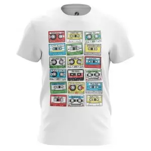 Men’s t-shirt Eighties Audio Cassette 80s Idolstore - Merchandise and Collectibles Merchandise, Toys and Collectibles 2