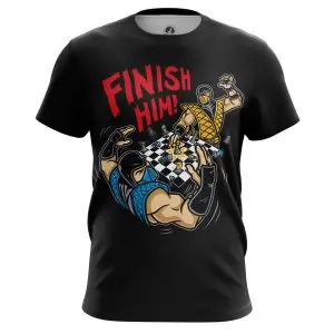 Men’s t-shirt Finish Him Mortal Kombat Idolstore - Merchandise and Collectibles Merchandise, Toys and Collectibles 2
