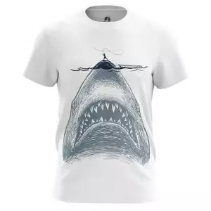 Men’s t-shirt Fishing Time Sharks Fun Jaws Idolstore - Merchandise and Collectibles Merchandise, Toys and Collectibles 2