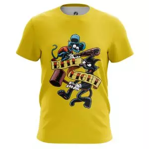 Men’s t-shirt Itchy and Scratchy The Simpsons Idolstore - Merchandise and Collectibles Merchandise, Toys and Collectibles 2