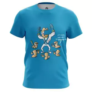 Men’s t-shirt Mutant Jim Sega Game Earthworm Old Idolstore - Merchandise and Collectibles Merchandise, Toys and Collectibles 2