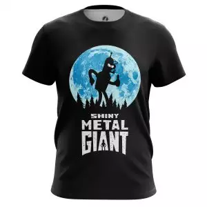 Men’s t-shirt Shiny Metal Giant Futurama Idolstore - Merchandise and Collectibles Merchandise, Toys and Collectibles 2
