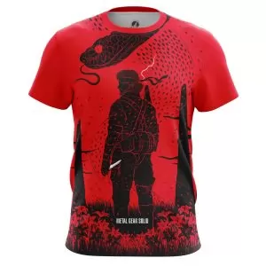 Men’s t-shirt Solid Snake Metal Gear Solid Idolstore - Merchandise and Collectibles Merchandise, Toys and Collectibles 2