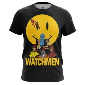 Men’s t-shirt Watchmen Comics Noir Idolstore - Merchandise and Collectibles Merchandise, Toys and Collectibles 2