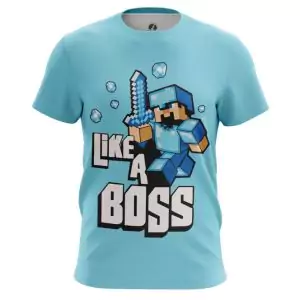 Men’s t-shirt Minecraft Pattern Fan art Boss Idolstore - Merchandise and Collectibles Merchandise, Toys and Collectibles 2