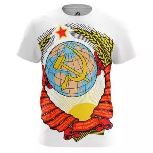 Men’s t-shirt USSR Coat Hammer and sickle Soviet Union Idolstore - Merchandise and Collectibles Merchandise, Toys and Collectibles 2
