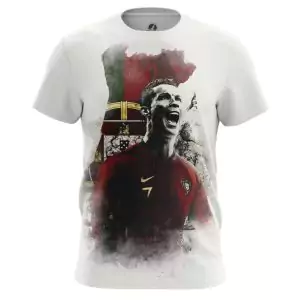 Men’s t-shirt Cristiano Ronaldo Illustration Fan art Idolstore - Merchandise and Collectibles Merchandise, Toys and Collectibles 2