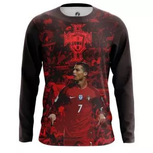 Men’s long sleeve Cristiano Ronaldo Picture Fan art Portugal Idolstore - Merchandise and Collectibles Merchandise, Toys and Collectibles 2