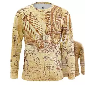 Long sleeve Inventions Leonardo Da Vinci Fine Idolstore - Merchandise and Collectibles Merchandise, Toys and Collectibles 2