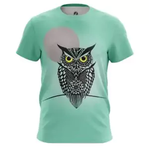 Men’s t-shirt Owl Bird Art Animals Shirts Idolstore - Merchandise and Collectibles Merchandise, Toys and Collectibles 2