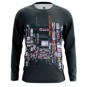 Men’s long sleeve Megapolis Urban Illustration Big City Idolstore - Merchandise and Collectibles Merchandise, Toys and Collectibles 2