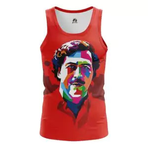 Tank Pablo Escobar Pop Art Picture Vest Idolstore - Merchandise and Collectibles Merchandise, Toys and Collectibles 2