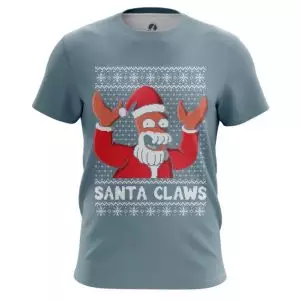 T-shirt Santa Claws Futurama Zoidberg Christmas X-mas Idolstore - Merchandise and Collectibles Merchandise, Toys and Collectibles 2