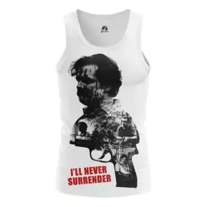 Tank Pablo Escobar I’ll never Surrender quote Vest Idolstore - Merchandise and Collectibles Merchandise, Toys and Collectibles 2