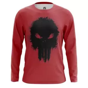 Long sleeve Punisher Red Illustration Inspired Idolstore - Merchandise and Collectibles Merchandise, Toys and Collectibles 2