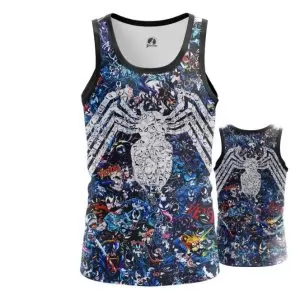 Tank Venom Symbiote Collage Pattern Print Vest Idolstore - Merchandise and Collectibles Merchandise, Toys and Collectibles 2