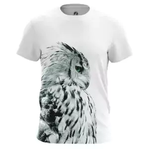 Men’s t-shirt Polar Owl Birds Art Animals Shirts Idolstore - Merchandise and Collectibles Merchandise, Toys and Collectibles 2