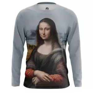 Long sleeve Mona Lisa Leonardo da Vinci Fine Idolstore - Merchandise and Collectibles Merchandise, Toys and Collectibles 2
