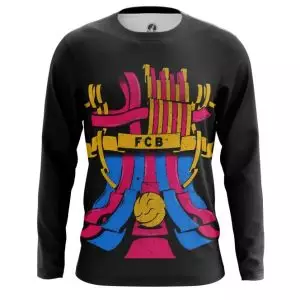Long sleeve FC Barcelona Fan Art Pattern Logo Idolstore - Merchandise and Collectibles Merchandise, Toys and Collectibles 2