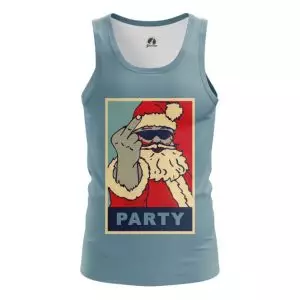 Tank Santa Claus Party Christmas Pop art Vest Idolstore - Merchandise and Collectibles Merchandise, Toys and Collectibles 2