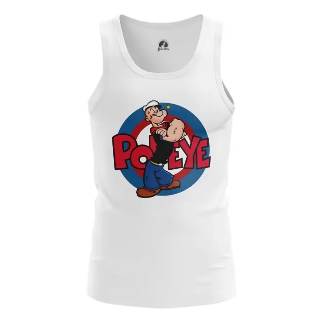 Tank Popeye Sailor Logo Art Vest Idolstore - Merchandise and Collectibles Merchandise, Toys and Collectibles 2