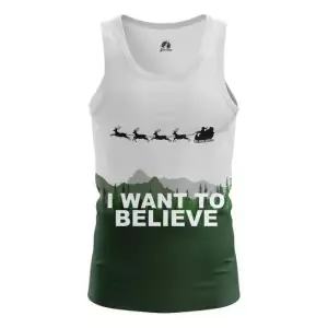 Tank I want to believe Christmas Vest Idolstore - Merchandise and Collectibles Merchandise, Toys and Collectibles 2