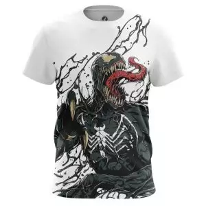Venom Men’s t-shirt Symbiote Web Art Idolstore - Merchandise and Collectibles Merchandise, Toys and Collectibles 2